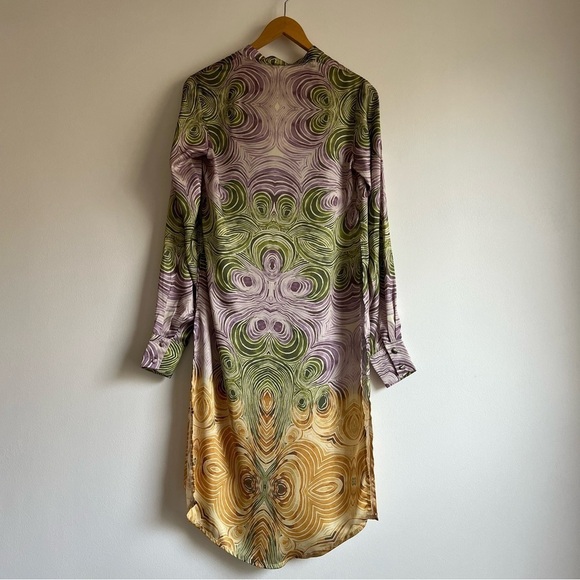 Andrea Iyamah Akacia Tunic in Woodgrain Print - Picture 13 of 16